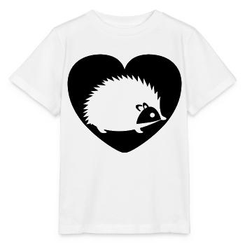 Hérisson - T-shirt bio MINI CREATOR Stanley/Stella Enfant - blanc - Devant - Maike (125cm)