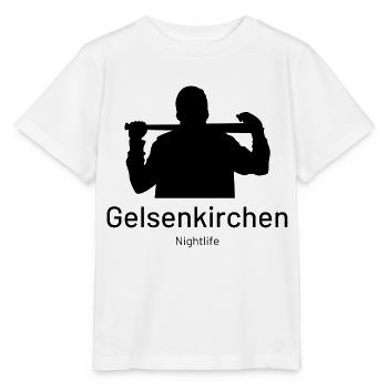 Gelsenkirchen Nightlife - Stanley/Stella Kinder T-Shirt MINI CREATOR  - Weiß - Vorne - Maike (125cm)