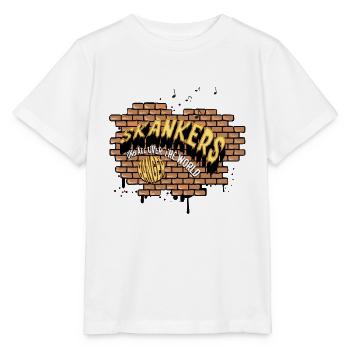 Skankers- DNB all over the world - Stanley/Stella Kinder T-Shirt MINI CREATOR  - Weiß - Vorne - Maike (125cm)