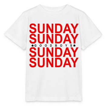 Dimanche Bons Garçons - T-shirt bio MINI CREATOR Stanley/Stella Enfant - blanc - Devant - Maike (125cm)
