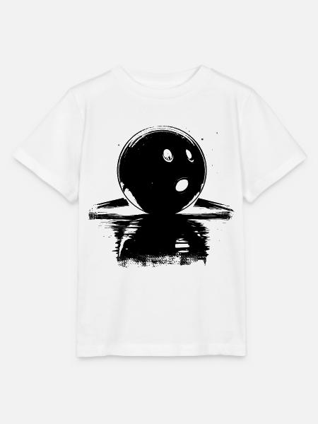 Bowlingkugel - Stanley/Stella Kinder T-Shirt MINI CREATOR  - Weiß
