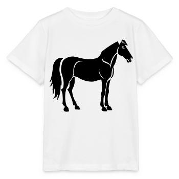 Horse - Stanley/Stella MINI CREATOR Kids’ T-Shirt - white - Front - Maike (125cm)