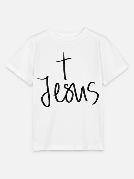 Jesus - Stanley/Stella Kinder T-Shirt MINI CREATOR - Weiß