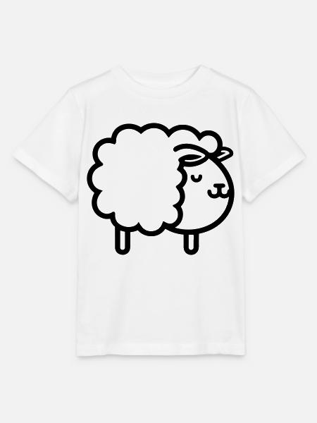 Schaf - Stanley/Stella Kinder T-Shirt MINI CREATOR  - Weiß