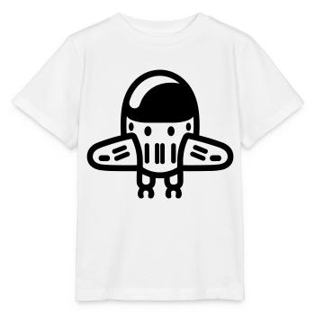 flying saucer - Stanley/Stella MINI CREATOR Kids’ T-Shirt - white - Front - Maike (125cm)
