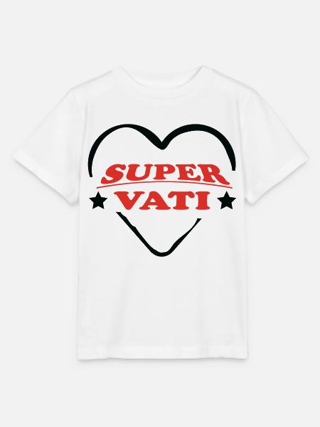 PAPA VATI DAD - Stanley/Stella Kinder T-Shirt MINI CREATOR - Weiß
