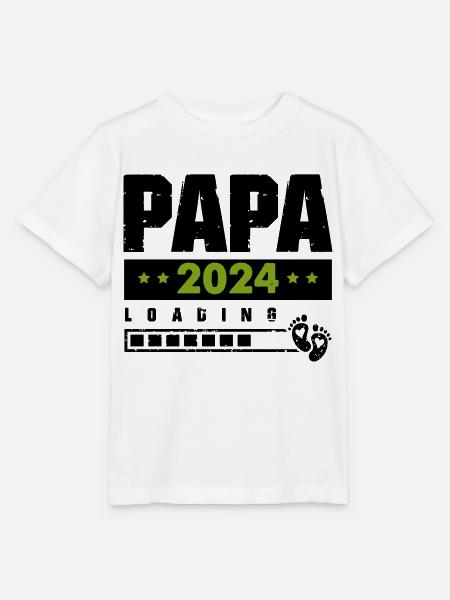 papa 2024 loading - Stanley/Stella Kinder T-Shirt MINI CREATOR - Weiß