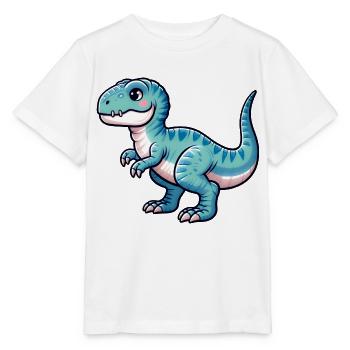Kawaii Mignon T-Rex - T-shirt bio MINI CREATOR Stanley/Stella Enfant - blanc - Devant - Maike (125cm)