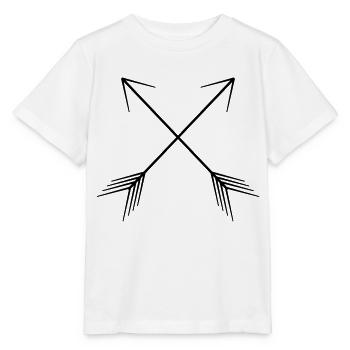 Flèches - T-shirt bio MINI CREATOR Stanley/Stella Enfant - blanc - Devant - Maike (125cm)