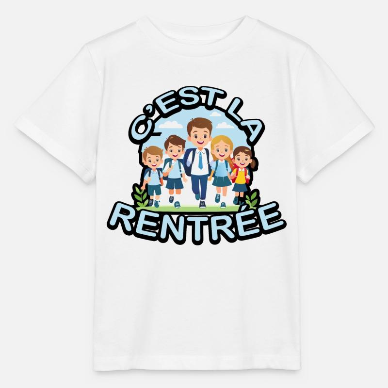 Back to school - Stanley/Stella MINI CREATOR Kids’ T-Shirt - white