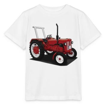 Classic Tractor // Bulldog // Illustration - Stanley/Stella MINI CREATOR Kids’ T-Shirt - white - Front - Maike (125cm)