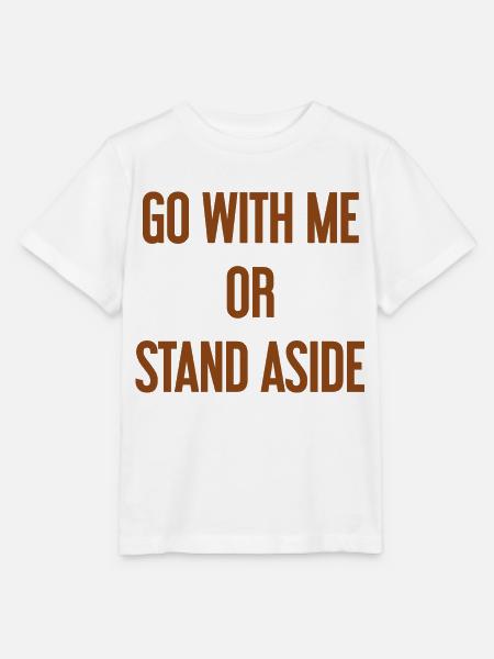 Geh mit oder beiseite - Stanley/Stella Kinder T-Shirt MINI CREATOR - Weiß