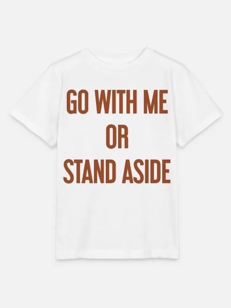 Geh mit oder beiseite - Stanley/Stella Kinder T-Shirt MINI CREATOR - Weiß