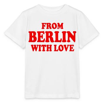 From berlin with love - T-shirt bio MINI CREATOR Stanley/Stella Enfant - blanc - Devant - Maike (125cm)