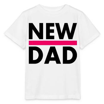 New dad - T-shirt bio MINI CREATOR Stanley/Stella Enfant - blanc - Devant - Maike (125cm)