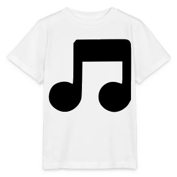 Musiknote - Stanley/Stella Kinder T-Shirt MINI CREATOR  - Weiß - Vorne - Maike (125cm)