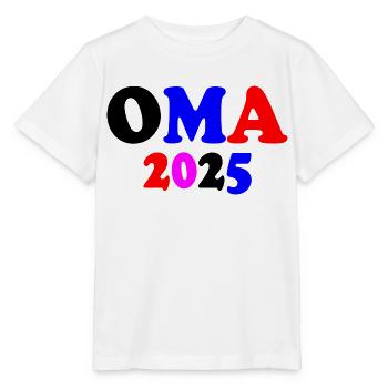 Oma 2025 - Stanley/Stella Kinder T-Shirt MINI CREATOR  - Weiß - Vorne - Maike (125cm)