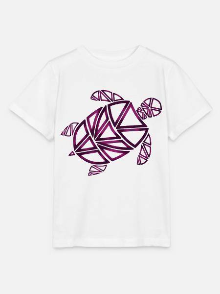 Schildkröte - Stanley/Stella Kinder T-Shirt MINI CREATOR - Weiß