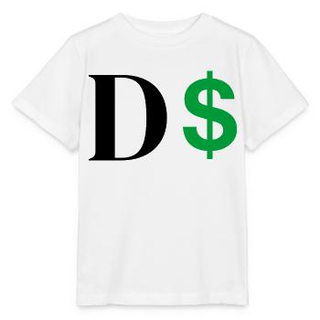 Dollar-Buchstabe - Stanley/Stella Kinder T-Shirt MINI CREATOR  - Weiß - Vorne - Maike (125cm)