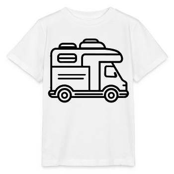 Wohnmobil - Stanley/Stella Kinder T-Shirt MINI CREATOR  - Weiß - Vorne - Maike (125cm)