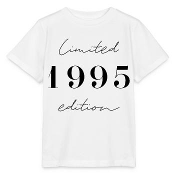 Édition limitée 1995 Anniversaire 1995 Né 1995 - T-shirt bio MINI CREATOR Stanley/Stella Enfant - blanc - Devant - Maike (125cm)