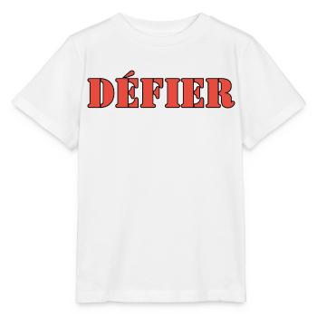 DÉFIER - T-shirt bio MINI CREATOR Stanley/Stella Enfant - blanc - Devant - Maike (125cm)