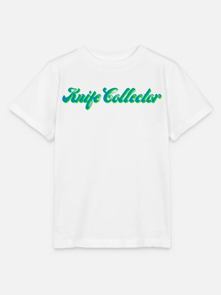 Knife Collector Gradient Script - Stanley/Stella Kinder T-Shirt MINI CREATOR  - Weiß