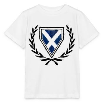 Scotland Coat of Arms - Stanley/Stella MINI CREATOR Kids’ T-Shirt - white - Front - Maike (125cm)