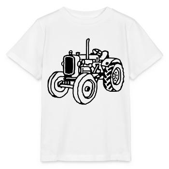 Schlepper Klein - Stanley/Stella Kinder T-Shirt MINI CREATOR  - Weiß - Vorne - Maike (125cm)