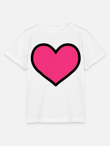 herz - Stanley/Stella Kinder T-Shirt MINI CREATOR  - Weiß