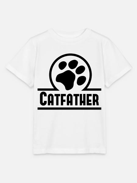Catfather - Stanley/Stella Kinder T-Shirt MINI CREATOR  - Weiß