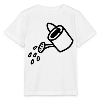 Watering Can - Line - Stanley/Stella MINI CREATOR Kids’ T-Shirt - white - Front - Maike (125cm)
