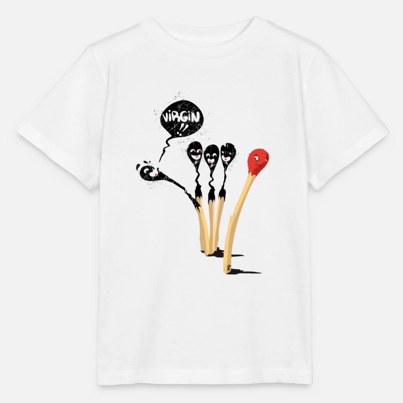 Virgin Match by feniks grafix - T-shirt bio MINI CREATOR Stanley/Stella Enfant - blanc