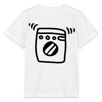 Washing machine - Line - Stanley/Stella MINI CREATOR Kids’ T-Shirt - white - Front - Maike (125cm)