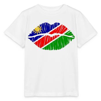 Kuss Namibia - Stanley/Stella Kinder T-Shirt MINI CREATOR  - Weiß - Vorne - Maike (125cm)