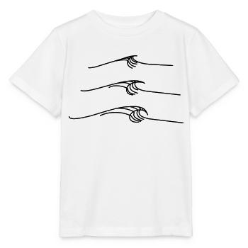 breaking wave - Stanley/Stella Kinder T-Shirt MINI CREATOR  - Weiß - Vorne - Maike (125cm)