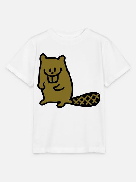 Biber - Stanley/Stella Kinder T-Shirt MINI CREATOR  - Weiß