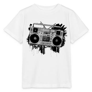Ghetto Blaster - Stanley/Stella MINI CREATOR Kids’ T-Shirt - white - Front - Maike (125cm)
