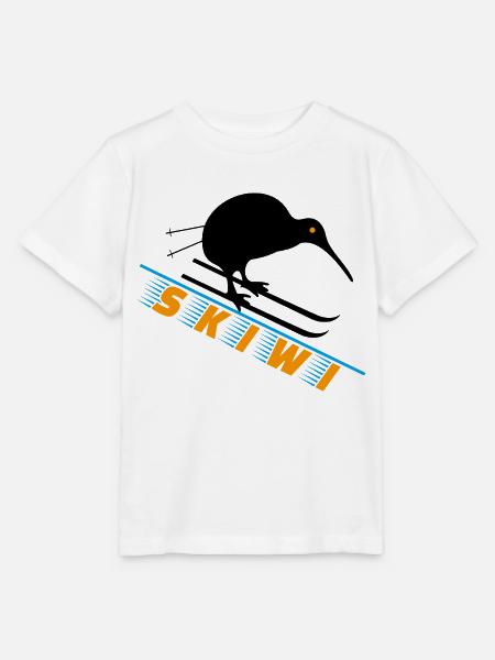 Neuseeland Skiwi hell 01 - Stanley/Stella Kinder T-Shirt MINI CREATOR - Weiß