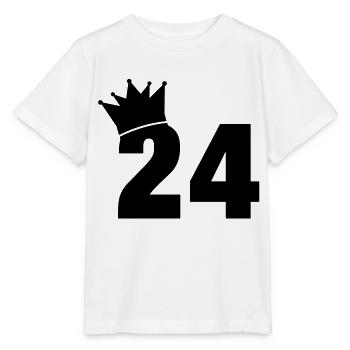 24_krone_f1 - Stanley/Stella Kinder T-Shirt MINI CREATOR  - Weiß - Vorne - Maike (125cm)
