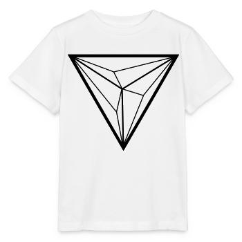 Triangle - T-shirt bio MINI CREATOR Stanley/Stella Enfant - blanc - Devant - Maike (125cm)