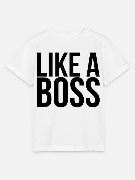 Like A Boss - Stanley/Stella Kinder T-Shirt MINI CREATOR  - Weiß