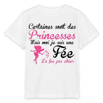 la fée pas chier - T-shirt bio MINI CREATOR Stanley/Stella Enfant - blanc - Devant - Maike (125cm)