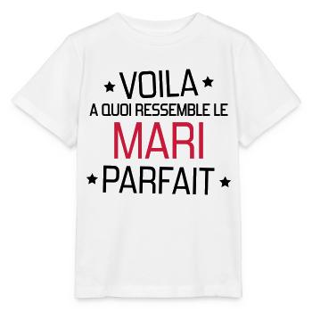 Ehe Hochzeit Liebe Paar Ehemann Frau Braut Love - Stanley/Stella Kinder T-Shirt MINI CREATOR  - Weiß - Vorne - Maike (125cm)