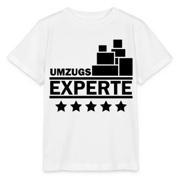 Umzugs Experte - Stanley/Stella Kinder T-Shirt MINI CREATOR  - Weiß - Vorne - Maike (125cm)