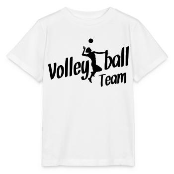 volleyball team - Stanley/Stella Kinder T-Shirt MINI CREATOR  - Weiß - Vorne - Maike (125cm)