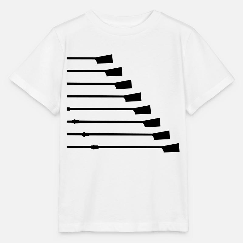 Rowing crew, oars / sculls, Aviron - T-shirt bio MINI CREATOR Stanley/Stella Enfant - blanc