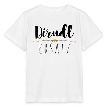 Dirndl Ersatz - Stanley/Stella Kinder T-Shirt MINI CREATOR  - Weiß - Vorne - Maike (125cm)