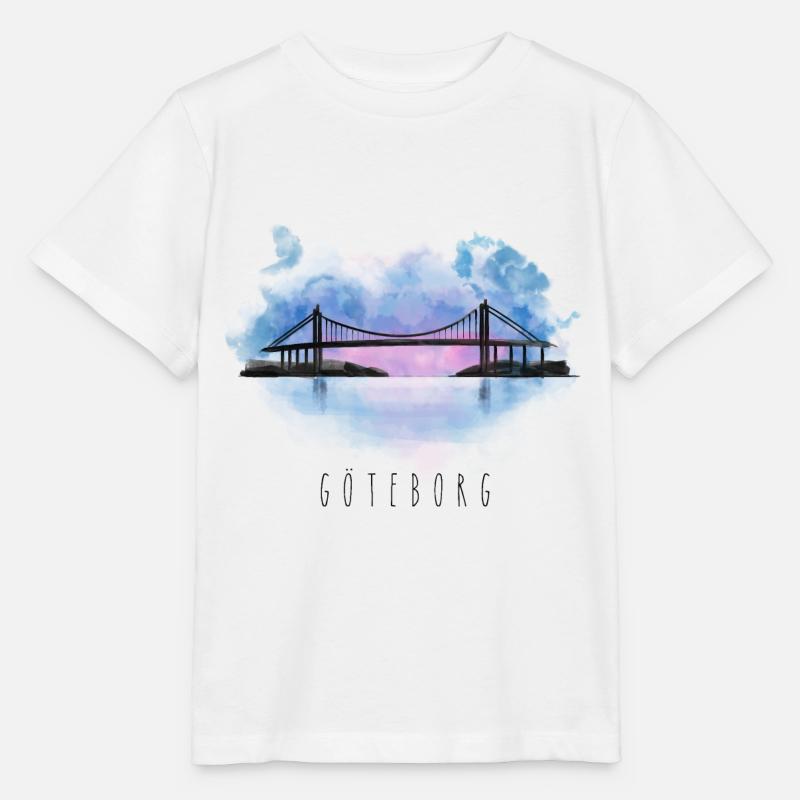 Älvsborgsbron Göteborg - Stanley/Stella Kinder T-Shirt MINI CREATOR  - Weiß