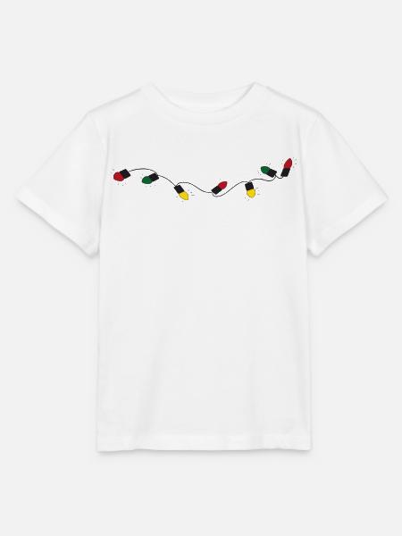 Lichterkette mit bunten Lichtern - Stanley/Stella Kinder T-Shirt MINI CREATOR  - Weiß